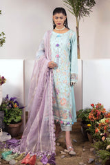 DD-06 | 3PC Unstitched Embroidered Lawn Dahlia By Raeesa Premium