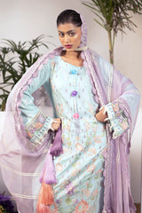 DD-06 | 3PC Unstitched Embroidered Lawn Dahlia By Raeesa Premium