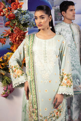 DD-07 | 3PC Unstitched Embroidered Lawn Dahlia By Raeesa Premium