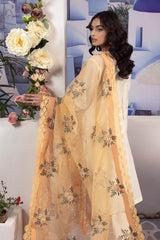 DD-08 | 3PC Unstitched Embroidered Lawn Dahlia By Raeesa Premium