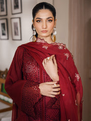 02- DILARA | 3 PC Unstitched Luxury Lawn NAQSH By Binilyas