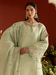 3 PC Unstitched Suit Embroidered Lawn Dastan-e-Noor By Parishay | DSC-03