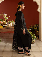 3 PC Unstitched Suit Embroidered Lawn Dastan-e-Noor By Parishay | DSC-04