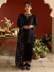 3 PC Unstitched Suit Embroidered Lawn Dastan-e-Noor By Parishay | DSC-04