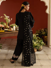 3 PC Unstitched Suit Embroidered Lawn Dastan-e-Noor By Parishay | DSC-04