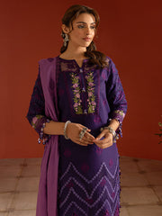 3 PC Unstitched Suit Embroidered Lawn Dastan-e-Noor By Parishay | DSC-05