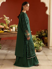 3 PC Unstitched Suit Embroidered Lawn Dastan-e-Noor By Parishay | DSC-06
