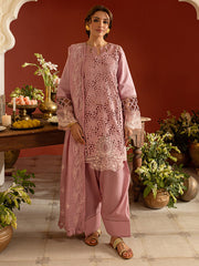 3 PC Unstitched Suit Embroidered Lawn Dastan-e-Noor By Parishay | DSC-08