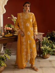 3 PC Unstitched Suit Embroidered Lawn Dastan-e-Noor By Parishay | DSC-09
