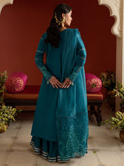 3 PC Unstitched Suit Embroidered Lawn Dastan-e-Noor By Parishay | DSC-12