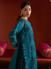 3 PC Unstitched Suit Embroidered Lawn Dastan-e-Noor By Parishay | DSC-12