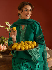 3 PC Unstitched Suit Embroidered Lawn Dastan-e-Noor By Parishay | DSC-14