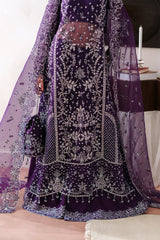Hand-Embellished Organza 3-Piece Festive Edit with Matching Pouch Tourmaline By Eman  Adeel