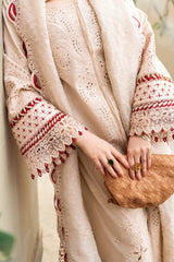 FK-16 ANAYA | 3Pc Unstitched Suit Luxury Lawn Sahil By Qalamkar