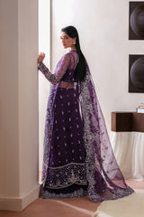 Hand-Embellished Organza 3-Piece Festive Edit with Matching Pouch Tourmaline By Eman  Adeel