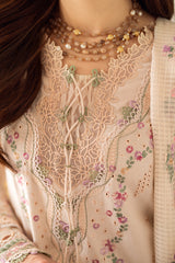FK-12 LILY | 3Pc Unstitched Suit Luxury Lawn Sahil By Qalamkar