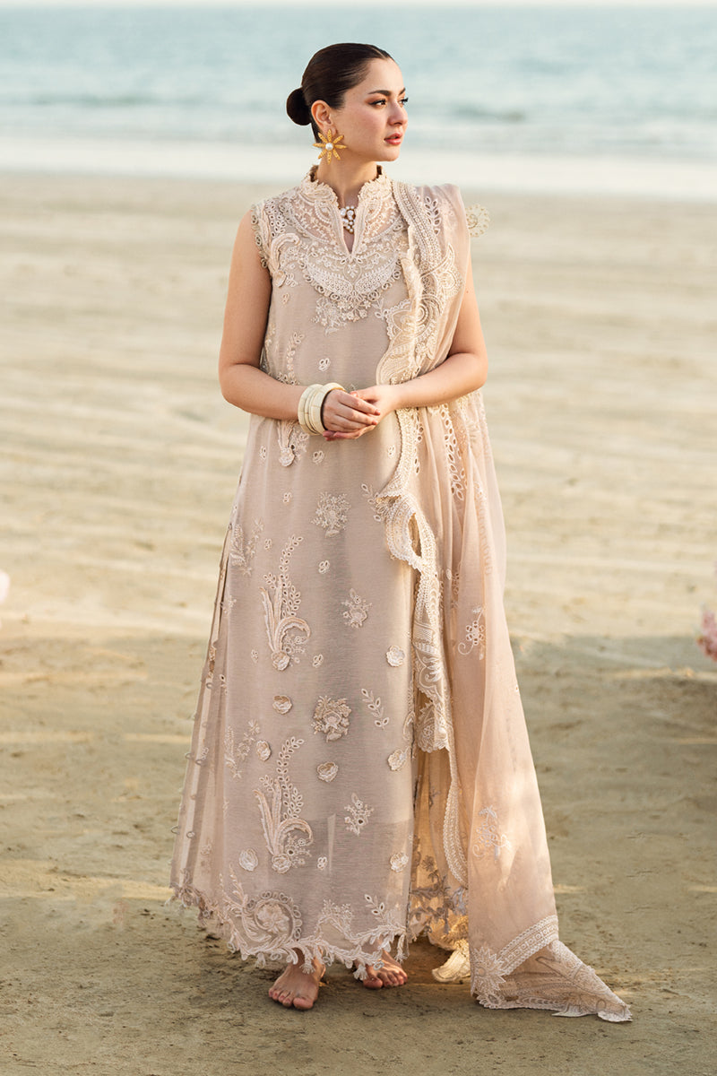 FK-01 SOPHIA | 3Pc Unstitched Suit Luxury Lawn Sahil By Qalamkar