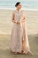 FK-01 SOPHIA | 3Pc Unstitched Suit Luxury Lawn Sahil By Qalamkar