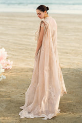 FK-01 SOPHIA | 3Pc Unstitched Suit Luxury Lawn Sahil By Qalamkar