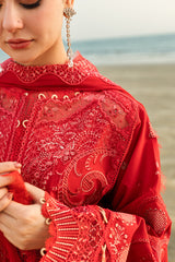 FK-07 BELLA | 3Pc Unstitched Suit Luxury Lawn Sahil By Qalamkar