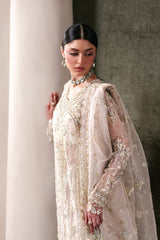 Luxury Embroidered Organza Formal Suit – 3 Piece & Pouch Howlite By Eman  Adeel