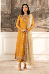 ZFE-04 ELIZA | 3Pc Unstitched Suit Embroidered Lawn Formal Edit By Zarif