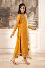 ZFE-04 ELIZA | 3Pc Unstitched Suit Embroidered Lawn Formal Edit By Zarif