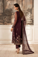 ZFE-06 DAHLIA | 3Pc Unstitched Suit Embroidered Lawn Formal Edit By Zarif