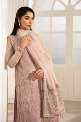 ZFE-03 VIVIAN | 3Pc Unstitched Suit Embroidered Lawn Formal Edit By Zarif