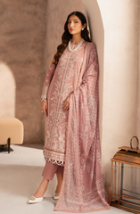 Unstitched 3-PC Embroidered Lawn By Zarif UNST-LWN-07 ANEEMA