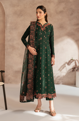 Unstitched 3-PC Embroidered Lawn By Zarif UNST-LWN-04 SIRAAN