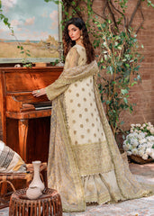 3-PC Organza Embroidered Hand Embolished By Akbar Aslam | Mehrunisa