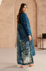 Unstitched 3-PC Embroidered Lawn By Zarif UNST-LWN-03 MEHMER