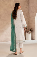 Unstitched 3-PC Embroidered Lawn By Zarif UNST-LWN-05 SEMIL