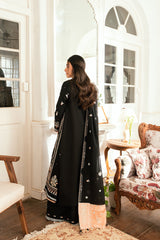 3-PC Unstitched Embroidered Luxury Lawn By Qalamkar | SB-03 Misha