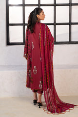 3-Pc Charizma C Print Printed Lawn With Printed Chiffon Dupatta CP4-14