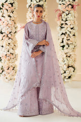 Berry | 3 Pc Unstitched Suit Embroidered Raw Silk Luxe By Alizeh