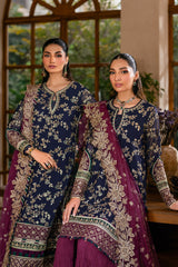 SERAPHINA | 3Pc Unstitched Suit Embroidered Chiffon Luxury Formals Niran By Xenia