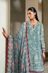 ELYSIA | 3Pc Unstitched Suit Embroidered Chiffon Luxury Formals Niran By Xenia