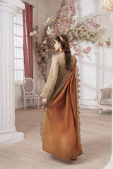 3-PC Unstitched Embroidered Chikankarri Plain Lawn Freesia By Panache | D03