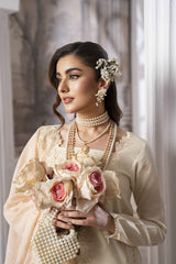 3-PC Unstitched Embroidered Chikankarri Plain Lawn Freesia By Panache | D02