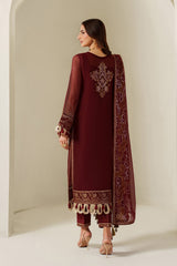 3-PC Unstitched Embroidered Chiffon Reena By Alizeh | AF-HM-4047-Kavya