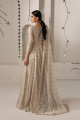 3Pc Embroidered Organza Hand Embellished Unstitched Suit Noore By Levish Premium