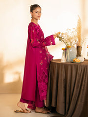 3-PC Unstitched Embroidered Lawn Jahaan By Rajbari | MAYA