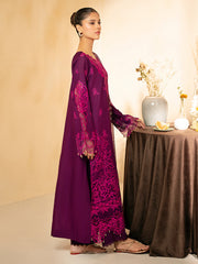 3-PC Unstitched Embroidered Lawn Jahaan By Rajbari | NORA