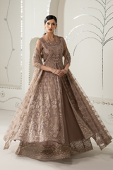 3Pc Embroidered Organza Hand Embellished Unstitched Suit Mahveen By Levish Premium