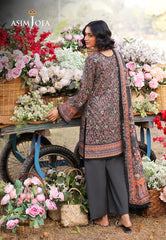 AJUUB-09 | 3Pc Unstitched Lawn Suit Vol 1 Prints By Asim Jofa