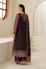 3-PC Unstitched Embroidered Chiffon Reena By Alizeh | AF-HM-4053-Tehwar