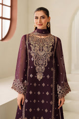 3-PC Unstitched Embroidered Chiffon Reena By Alizeh | AF-HM-4053-Tehwar
