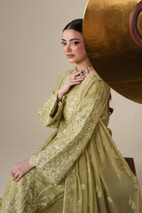 NOLA | 3Pc Unstitched Suit Luxury Chiffon Nouvelle By Emaan Adeel
